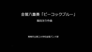 2021年度　金管８重奏「ピーコックブルー」-\