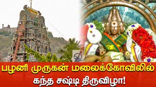 பழனி முருகன் மலைக்கோவிலில் கந்த சஷ்டி திருவிழா! | Palani Murugan Temple | Shakthionlinetv