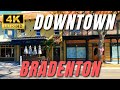 Downtown Bradenton Florida, Walk - 4K 60FPS