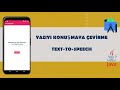 Yazıyı Konuşmaya Çevirme - Text To Speech - Android Studio / JAVA