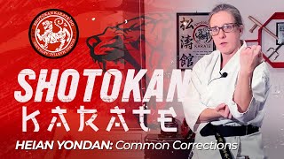Shotokan Karate | SHORT LESSON: Heian Yondan Common Corrections