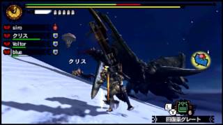 【MH4G】G★2 ディアブロス亜種 ガンランス【集会所G級】