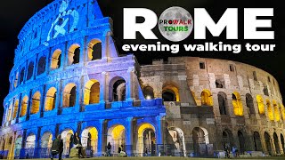 Rome Night Walking Tour 4K with Captions - Prowalk Tours