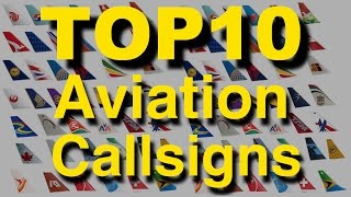Top 10 Aviation Callsigns!!! Explained By Captain Joe