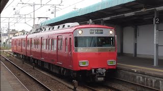 名鉄6800系6804F 普通太田川 榎戸駅