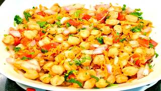 Hi protein healthy chana chaat😋chatpata chaat👌ಸಂಜೆ ಚಹಾ ಟೈಂಗೆ ಆರೋಗ್ಯಕರವಾದ ಚಾಟ್ simplallagondhuRuchi