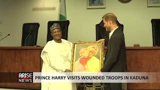 PRINCE HARRY VISITS WOUNDED TROOPS IN KADUNA