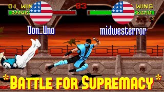 FT5 @mk2: Don_Uno (US) vs midwesterror (US) [Mortal Kombat 2 Fightcade] Feb 17