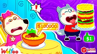 The Ultimate Ramen Burger Challenge! | Cartoons for Kids | WOA Cartoon World