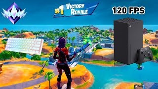 Fortnite Ranked Reload Remix on Xbox Series X | Keyboard \u0026 Mouse Gameplay | 120 FPS