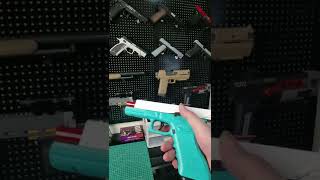 Glock blowback pistol toy with shell ejection