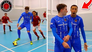 I Played in a PRO FUTSAL MATCH & THIS is what Happened... (Football Skills & Goals)
