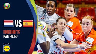 No winners in a crazy game | Netherlands vs Spain | Highlights | MR | Women's EHF EURO 2022