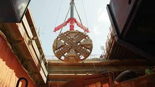 Broadway Subway Project, Tunnel Boring Machine (TBM) Disassembly