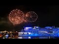 hamburg hafengeburtstag 833.jahre lichtermeer feuerwerk licht u0026 laser aida schiff 17.september 2022