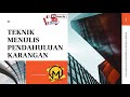 TEKNIK MENULIS PENDAHULUAN KARANGAN