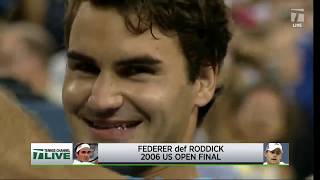 Tennis Channel Live: Roddick Recalls Federer's 2006 Season