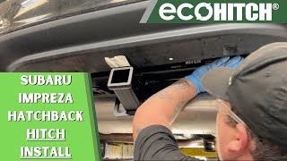 How to Install Subaru Impreza Hatchback tow hitch by EcoHitch® | X7350