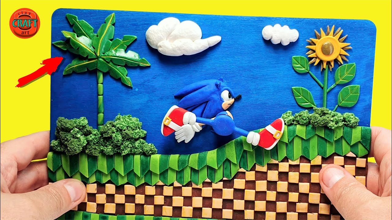 Sonic The Hedgehog Crafts Sonic Paper Toy Free Printable Papercraft