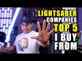 Top 5 Lightsaber Companies that I Buy From in 2021