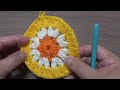 フルーツカラーのコースター【かぎ針編み】編み図・字幕解説 crochet coaster crochet and knitting japan