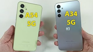 Samsung Galaxy A54 5G vs Galaxy A34 5G Speed Test