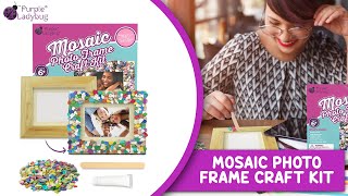 Mosaic Shell Frame by Purple Ladybug