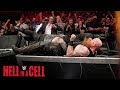 Roman Reigns Spears Erick Rowan through the announce table: WWE Hell in a Cell 2019