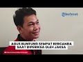 bak tak bersalah agus buntung masih bisa bercanda mesum saat diperiksa jaksa saya nyaman tapi bu