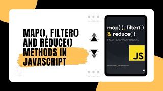 map(), filter() and reduce() array methods in javascript || High Order functions in javascript