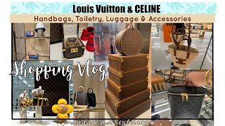 Louis Vuitton & CELINE Newport NANO SUPPLE Raffia Handbag, Vanity & Accessories *Shopping Vlog*|ℳ.ℳ♛