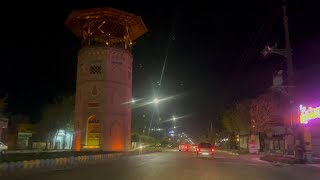 Amol city Entrance in Night - ورودی شهر آمل در شب