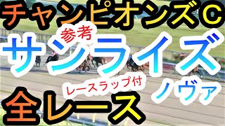 【競馬 参考 チャンピオンズカップ】大跳び末脚炸裂するか？！サンライズノヴァ全レースまとめ！ラップタイム付！