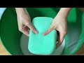 【asmr】mint green sponge × blue recycled detergent🧼💙ミントグリーンスポンジとリサイクル洗剤でもこもこtime🧼💙