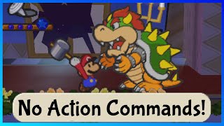 Can You Beat Paper Mario WITHOUT Action Commands?