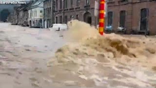 EarthPedia News [ FLOOD ] Severe Floods in Theux, Belgium 14 July 2021