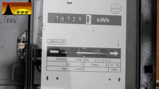 Our utility meter spinning backwards