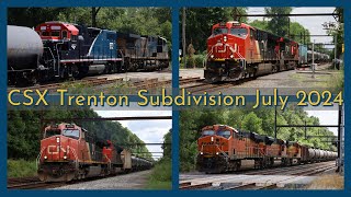 CSX Trenton Subdivision Best Catches In July 2024