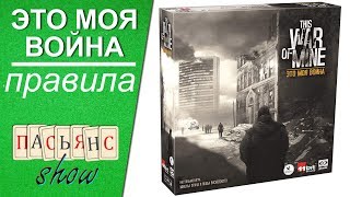 Это моя война - правила игры (настольная игра) (This war of mine)