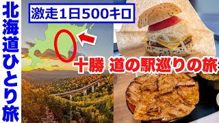 【北海道 ひとり旅】十勝地方 道の駅巡りのドライブ旅。夜中2時出発！三国峠の日の出と道の駅7か所＋α。豚丼・ソフト・ナイタイ タルタルバーガー他【激走1日500km！】