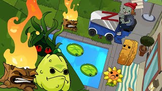 Epic Pool Recap Plants vs. Zombies All Levels Cartoon (Animation)