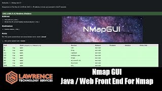 Nmap GUI Java / Web Front End For Nmap