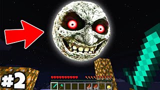 i Found Scary LUNAR MOON 😱 in Minecraft | ( Part-2 ) |