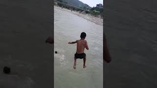 wow child fun of seti river #child #shortvideo #setiriver #doti #fyp