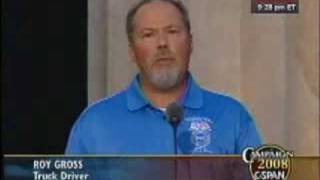 Teamster Speaks at Democratic Convention