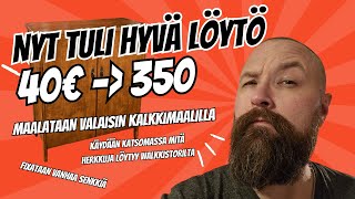 Ostin 40€ kaapin jonka arvo on 350€ ja touhutaan päivä verstaalla.