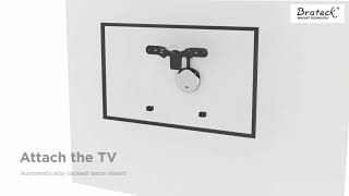 Automatic Lock Mechanism OLED/LED/LCD TV Wall Mount