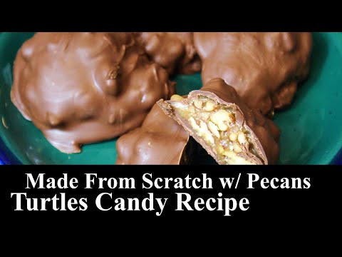 Turtle Candy with Pecans and Caramel Recipe