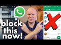WhatsApp: STOP anyone ADDING YOU to a group!
