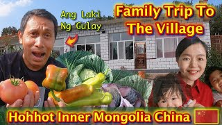 MY CHINESE FAMILY TRIP TO THE VILLAGE | HOHHOT INNER MONGOLIA CHINA |